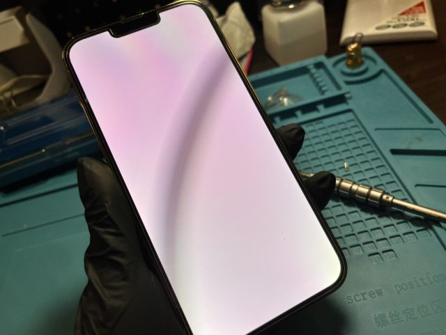 iPhone13promax　液晶画面交換　操作不能