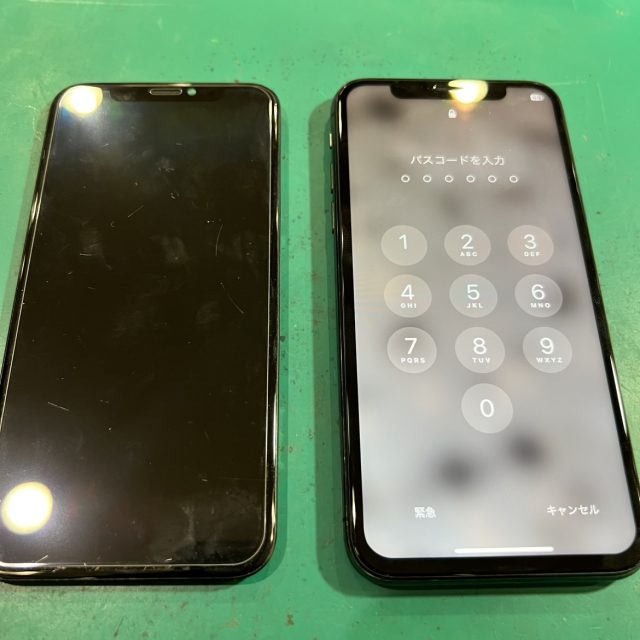 iPhoneX　画面交換修理