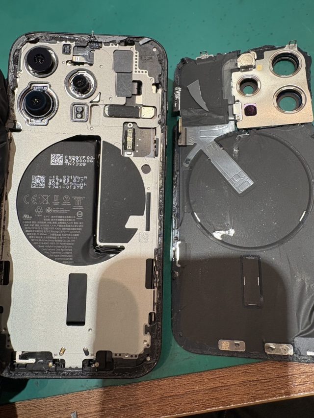 iPhone15pro　背面修理