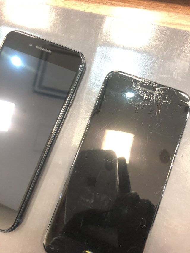 画面修理後