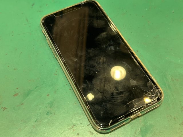 iPhoneX　画面バッテリー交換修理