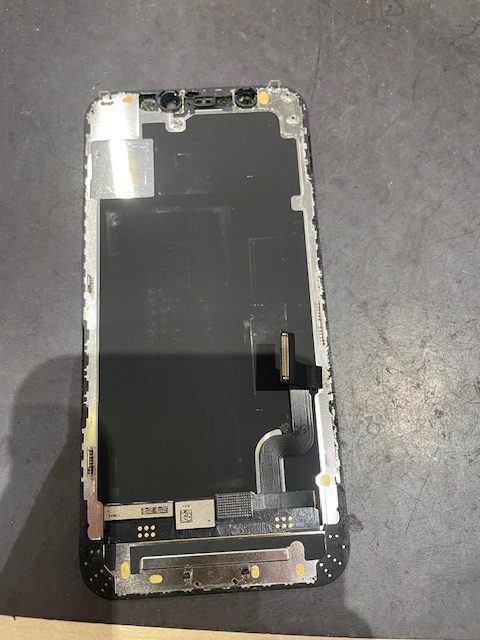 iPhone12mini画面取り外し