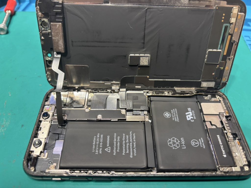 iPhoneX　バッテリー交換