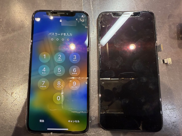 iPhoneX　画面交換