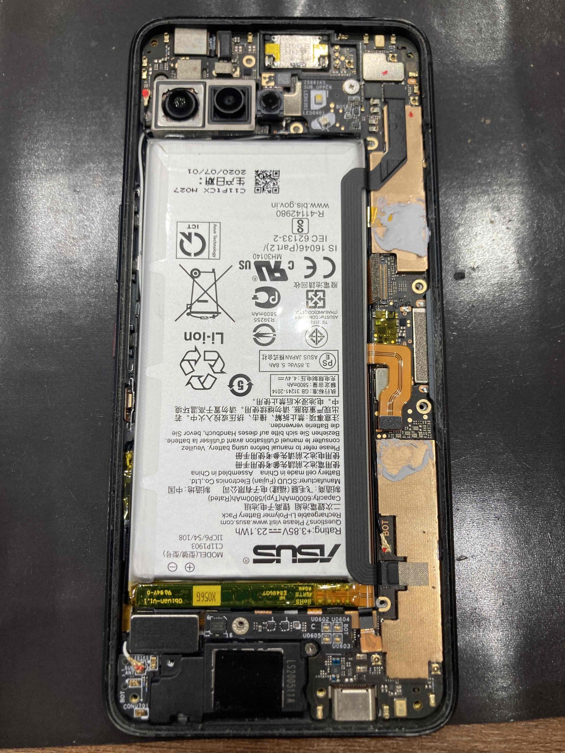 ROGPhone3 バッテリー交換