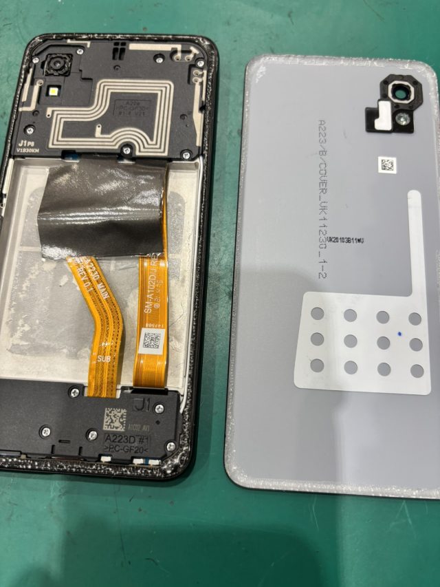 galaxyA22　バッテリー交換