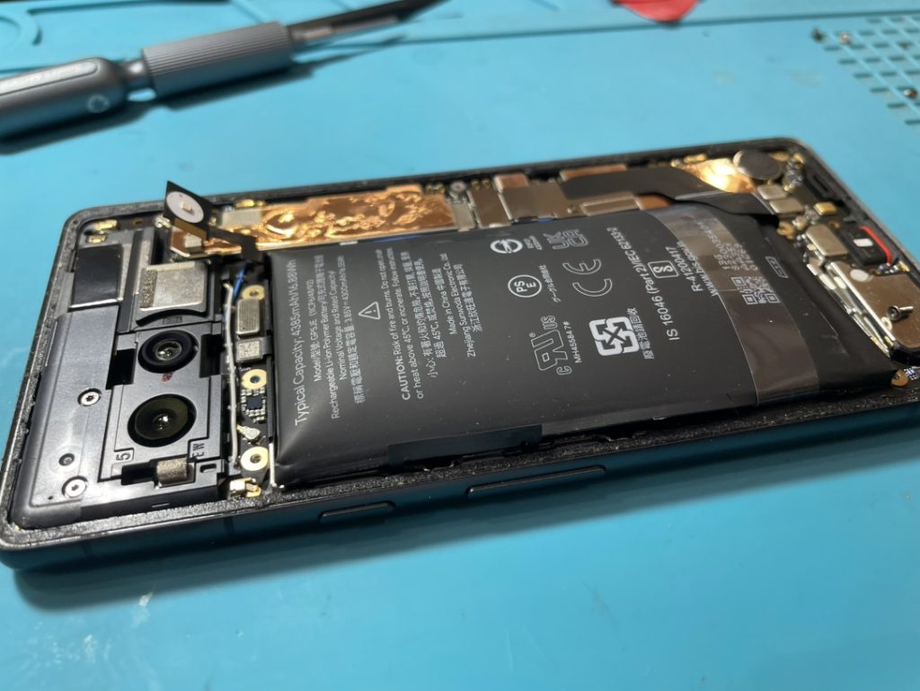 GooglePixel7aのバッテリー膨張