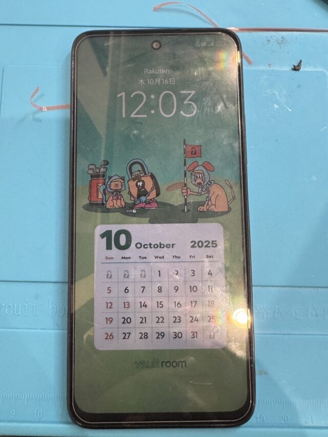 redmi12ボタン陥没修理