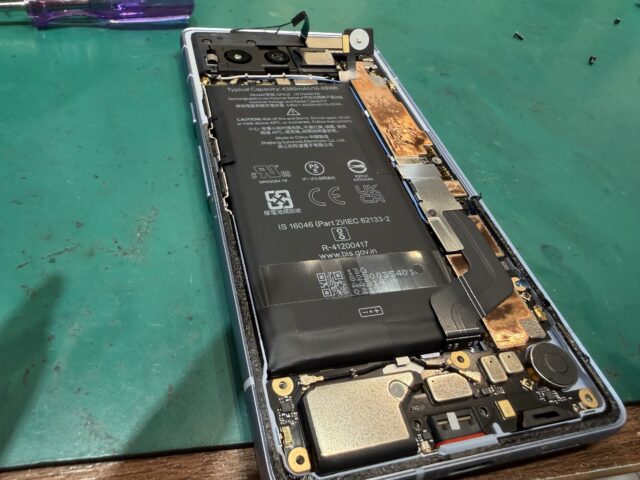 GooglePixel7a バッテリー膨張