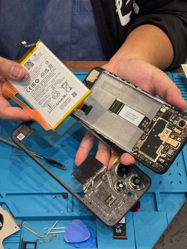 Redmi 12 5G　寿命を過ぎたバッテリーの交換