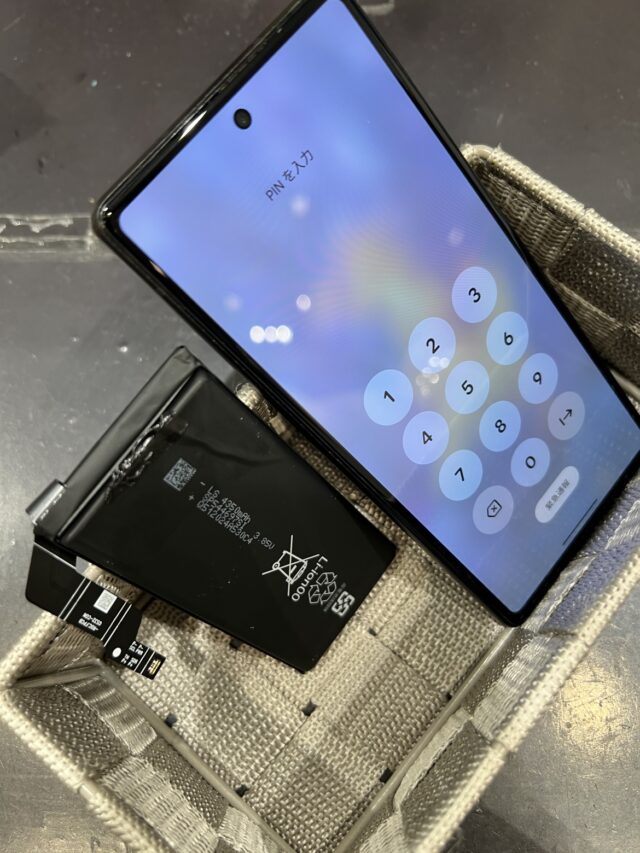 pixel６a  バッテリー交換