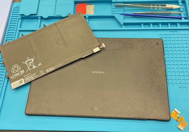 XperiaTabletZ修理後